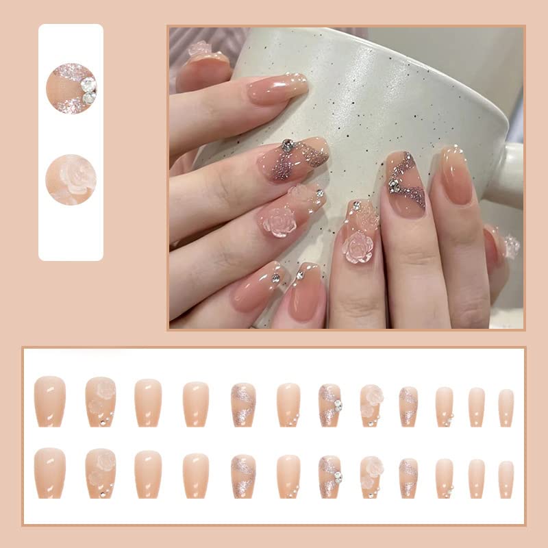 ?Simple Natural Acrylic Nails? - Image 2