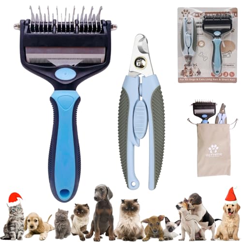 Soft bristles made from rabbit hair for gentle brushing.
