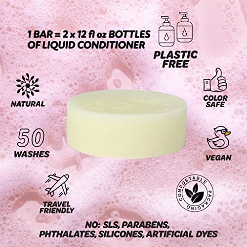 Solid Hair Conditioner Bar: Compact, eco-friendly hair care solution. - Image 4