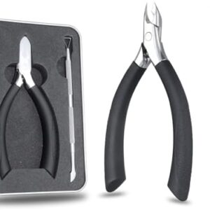 Straight nail clippers for easy trimming.