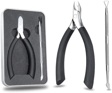 Straight nail clippers for easy trimming.