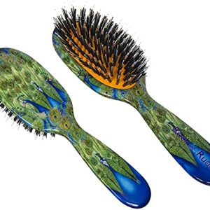 Handcrafted Native American Gentle Styling Hair Brush for Effortless Detangling