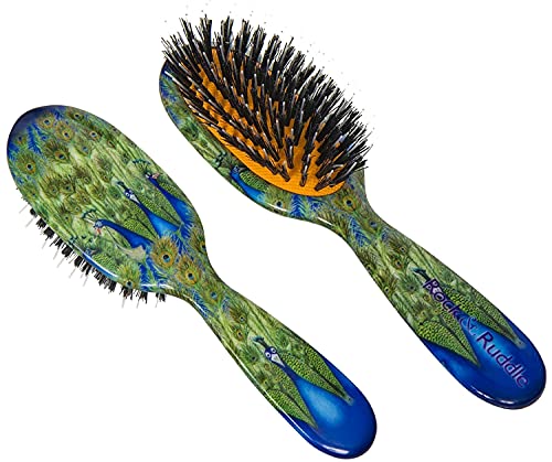 Handcrafted Native American Gentle Styling Hair Brush for Effortless Detangling