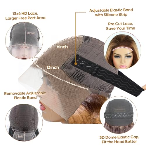 Unice 100% Real Human Hair Wig for Natural Look and Comfortable Fit, Medium Size - Image 5