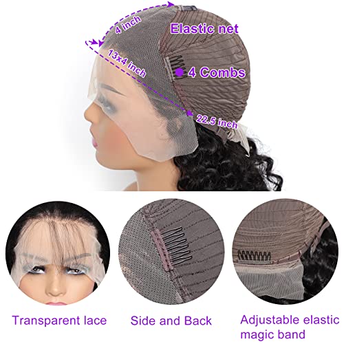 20 Inch Wet Human Hair Wig Natural Look Unpleasant Odor Condition - Image 4