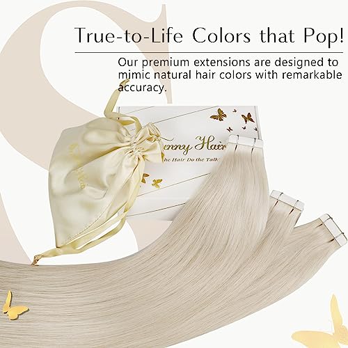 White human hair extension ? white color - Image 2