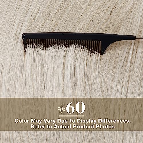 White human hair extension ? white color - Image 5