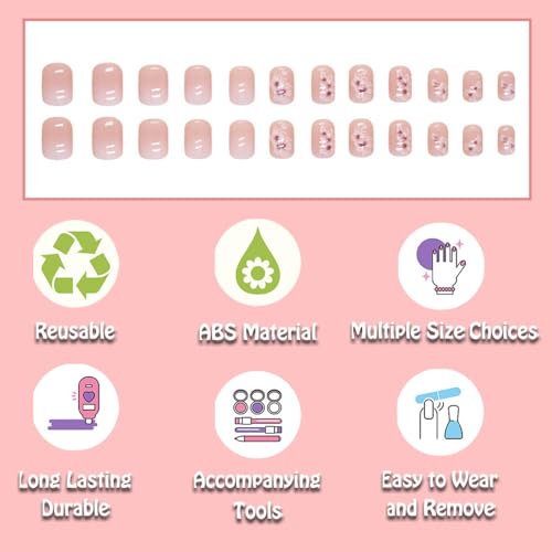 White ombre acrylic nails. - Image 3