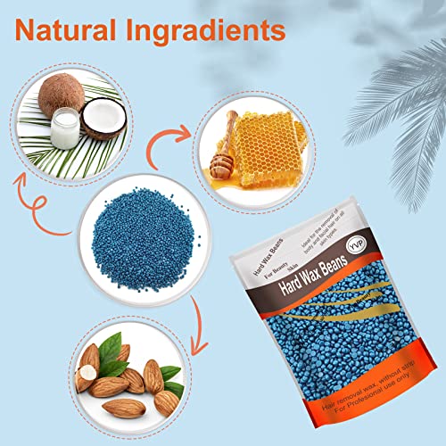 Sensitive Skin 1.3lb Hard Wax Beads with 20 Wax Sticks Hair Removal Kit - Image 2