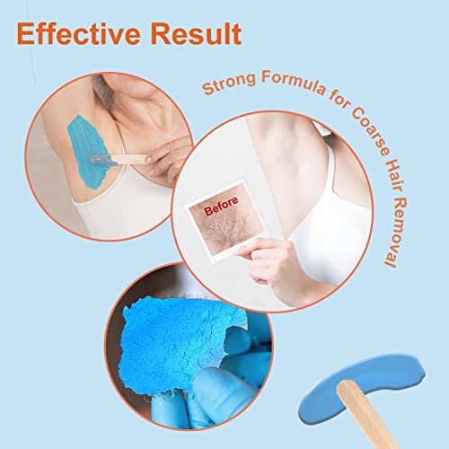 Sensitive Skin 1.3lb Hard Wax Beads with 20 Wax Sticks Hair Removal Kit - Image 8