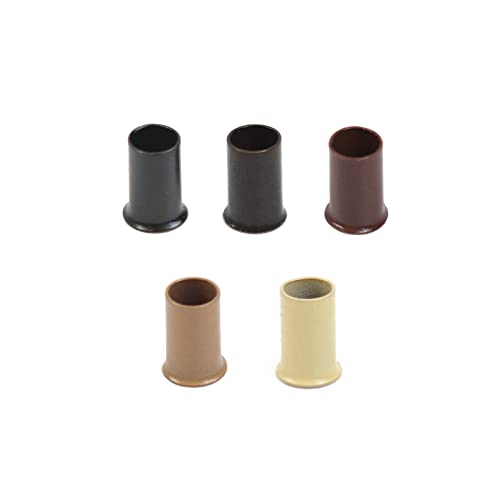 1000 Pcs 3.4 mm Micro Link Ring Copper Tubes Beads Locks for I-Tip Human Hair Extensions (Black+Dark Brown+Brown+Dark Blonde+Blonde) - Image 3