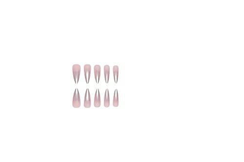Grey Almond Acrylic Nails - Image 2