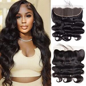 13x4 Lace Frontal Closure 100% Human Hair Natural Look Comfortable Fit