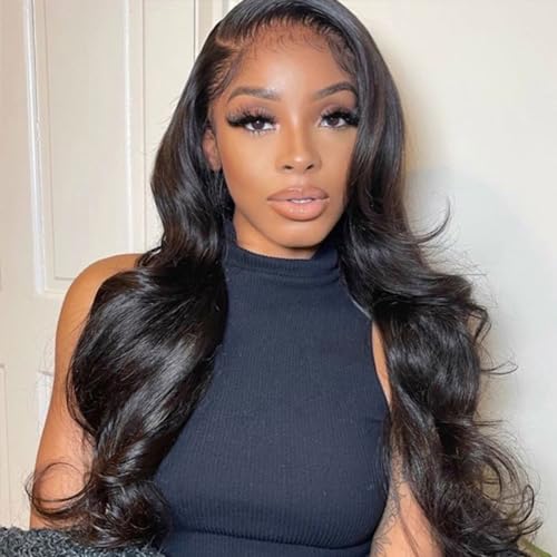 Natural Look 22 Inch 100% Brazilian Human Hair Lace Front Wig