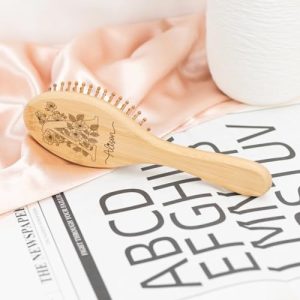 Large Round Hair Brush for Blow Drying and Styling with Comfortable Grip