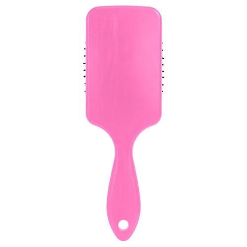 Hot Pink Air Cushion Comb, Paddle Brush, Combs for Women Curly Hair, Travel Hair Brush