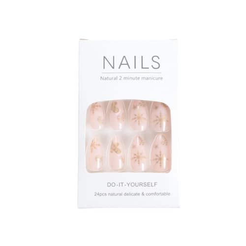 24 Piece Snowflake Stick-On Nail Art for Easy Winter Nail Designs - Image 3