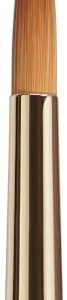 KINGART Premium Finesse 8000-12 Round Series Artist Brush, Synthetic Kolinsky Sable Hair, Short Handle, Watercolor and Oil Paints, Size 12