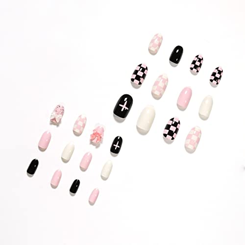 Minnie Mouse Pink 24 Piece Kids Acrylic Nail Set for Fun, Stylish Looks - Image 5