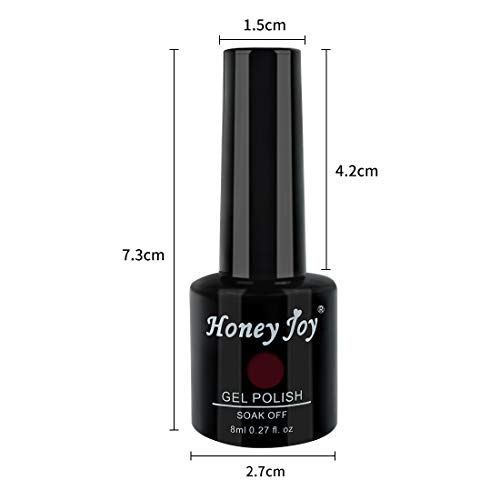 At-Home Quick Gel Nail Polish Kit with 6 Colors, 10ml Each Bottle - Image 9
