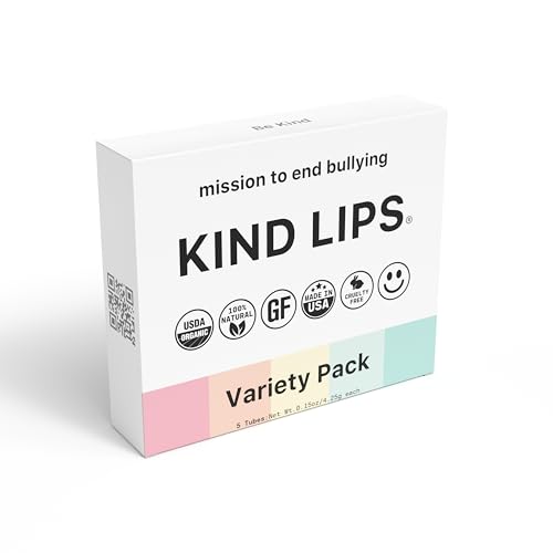 Kind Lips Lip Balm - Nourishing & Moisturizing Lip Care for Dry Lips Made from Shea Butter, Beeswax with Vitamin E |Variety Flavor | 0.15 Ounce (Pack of 5) - Image 2