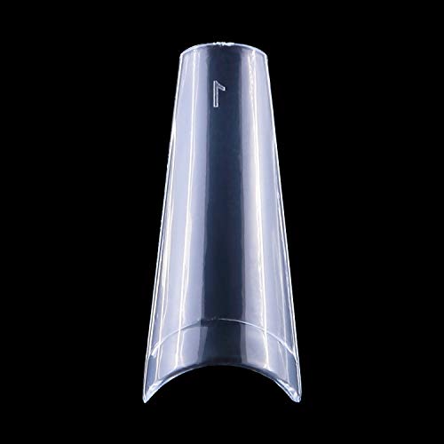 YIMART 500pcs Clear Flat Head Coffin Style French Nail Tips for Nail Art Salon Use - Image 8