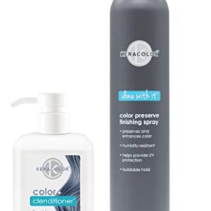 Red and Blue Temporary Hair Color Spray 8 oz for Creative Styles Non-Toxic