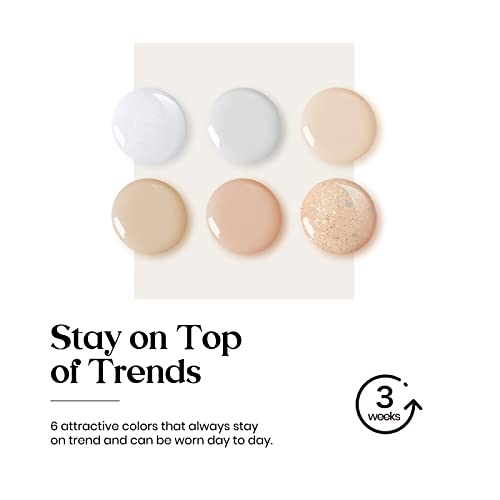 Elegant Neutral Gel Nail Design Kit for Chic and Stylish Manicures - Image 3
