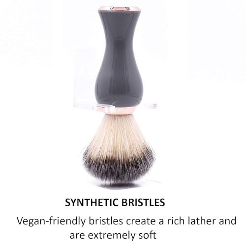 Natural Hair Shaving Brush for Men, Soft Bristles for Ultimate Comfort and Smooth Shave - Image 5