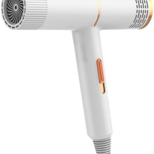 Electric Hair Dryer, Household High Power Fast Drying Blow Dryer, Intelligent Overheating Protection Home Hair Blowing Dryer, Lightweight Travel Hairdryer (White)