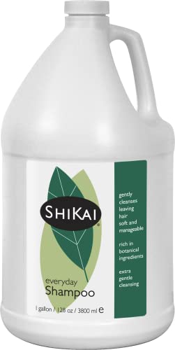 ShiKai Everyday Gentle Cleansing Shampoo 1 Gallon Extra Mild Aloe Vera for Shiny Hair