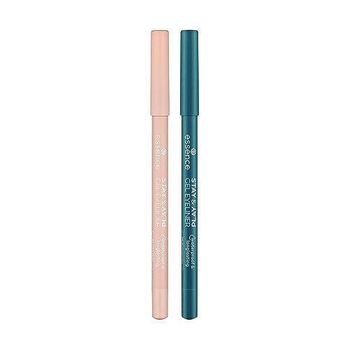 essence | Stay & Play Gel Eyeliners 03 Silky Nude & 06 Midnight Sky Bundle | Vegan & Cruelty Free