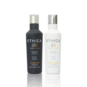 Ethica Hair Growth Shampoo and Conditioner Set - Cleanse and Hydrate for Healthy Hair and Scalp, Moisturizing Shampoo and Conditioner, High Performance Hair Care, 8.45 fl. Oz. / 250 mL
