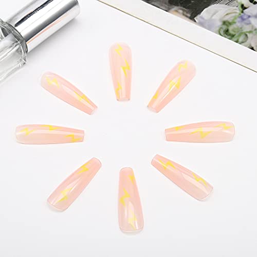 Loki-Inspired Acrylic Nail Design Set for Stylish Nail Art Enthusiasts - Image 4