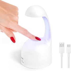 48W Compact Quick-Dry Gel Nail Lamp for Professional Home Salon Use