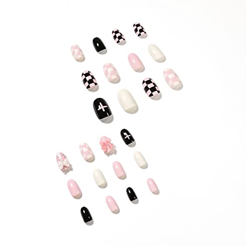 Minnie Mouse Pink 24 Piece Kids Acrylic Nail Set for Fun, Stylish Looks - Image 3