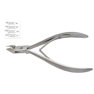 MBI-102D Cuticle Nipper Medium Handle Double Spring 1/2 Jaw Size 4.5″ For Cuticle Nail Trimming Trimmer For Salon Manicure Home DIY Stainless Steel