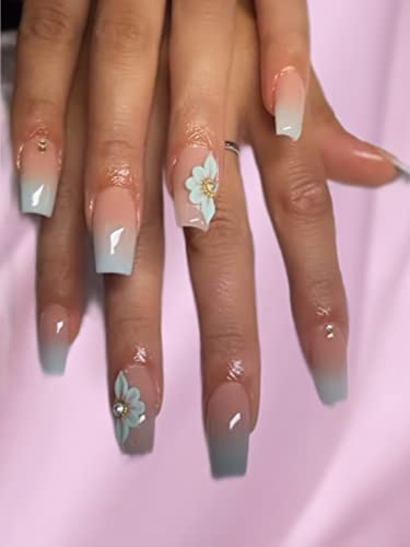 Turquoise Gel Nail Designs - Image 4