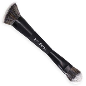 EVE PEARL Dual-Ended Makeup Brush Set Hypoallergenic for Contour Concealer Highlighter