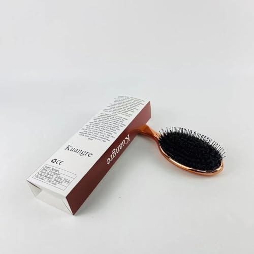 Gentle Scalp Exfoliating Hair Brush with Soft Bristles and Ergonomic Handle for Enhanced Hair Care - Image 3