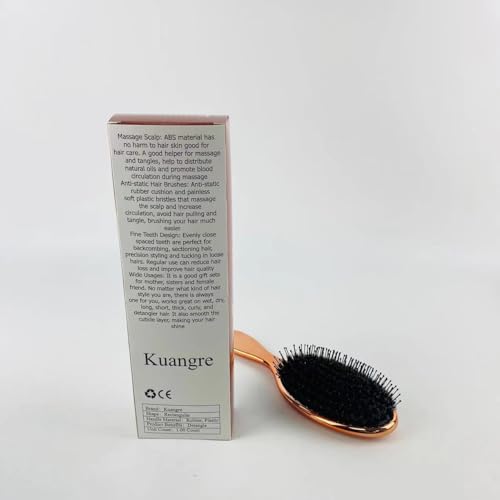 Gentle Scalp Exfoliating Hair Brush with Soft Bristles and Ergonomic Handle for Enhanced Hair Care - Image 2