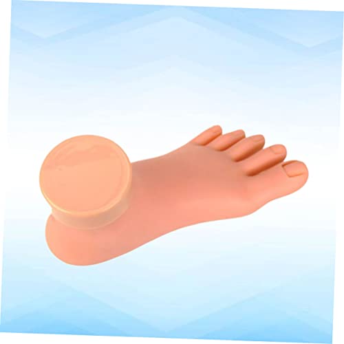 FRCOLOR Pedicure Tools for Feet Mannequin Manicure Tools Foot Fake Foot Nail Art Foot Bendable Practice Tools Nail Feet Soft Feet Pedicure Tools Silicone Practice Foot for Acrylic Nails - Image 9