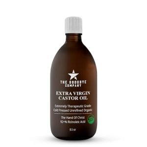 Organic Castor Oil for Skin, Hair & Eyelashes 250mL