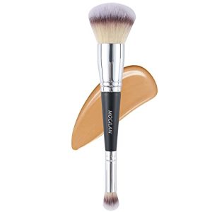 Dual Ended Professional Makeup Brush for Liquid Foundation and Concealer, Large Fluffy Brush