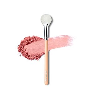 THE TOOL LAB 160 Blusher Fan Brush - Fluffy Face Powder Brush Perfect Blending, Flawless Powder Mineral Cosmetics for Setting, Finishing - Premium Quality Natural Hair Dense Bristles Cosmetic