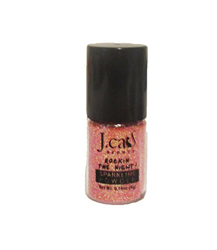 J.cat Beauty Mineral Base Loose Powder Sparkling Glitter Eye Shadow Pigments (Tangerine)