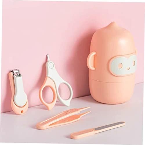 BESTonZON Baby Stuff 1 Set Baby Nail Scissors Newborn Nail Trimmer Cute Nail Clippers for Newborn Babies Newborn Boy Essentials Toddler Necessities Baby Needs Nail File Baby Girl Abs Pink - Image 8