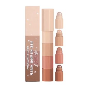 Eye Shadow Eye Makeup Glitter Eyeshadow 4 Colour Liquid Eye Shadow for Creating High-Impact Longwearing Flake-Proof Lightweight Quick Dry Waterproof One-Swipe Coverage Deals of Sales Today