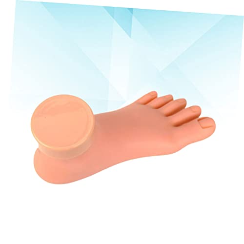 FRCOLOR Pedicure Tools for Feet Mannequin Manicure Tools Foot Fake Foot Nail Art Foot Bendable Practice Tools Nail Feet Soft Feet Pedicure Tools Silicone Practice Foot for Acrylic Nails - Image 6