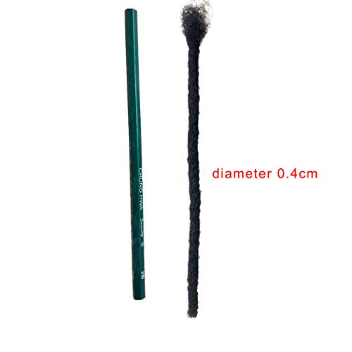 18 Inch 100% Remy Human Hair Sisterlocks Extensions Natural Appearance - Image 3